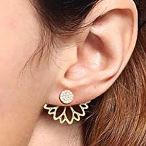 Double Sided 2 Earrings in One